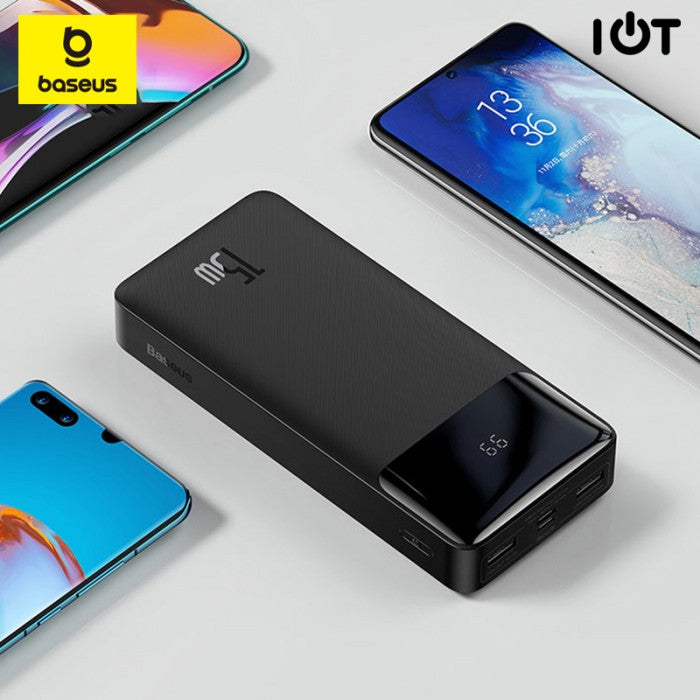 Baseus Bipow Powerbank Digital Display 20000mAh 15W  Overseas Edition - PPBD05