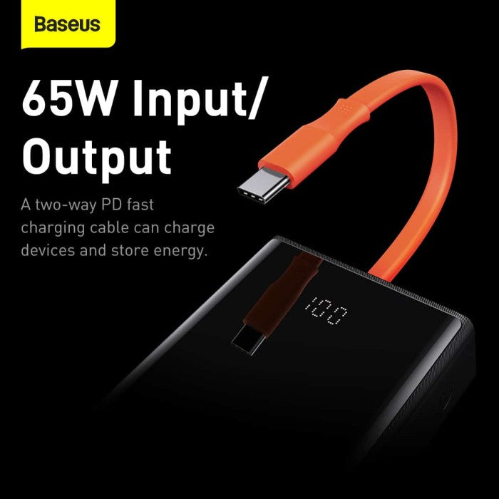 BASEUS Powerbank Elf Digital Display Fast Charging 20000mAh 65W