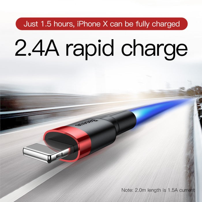 Baseus Cafule Kabel Charger USB Type A to Type C 3M - CATKLF-U