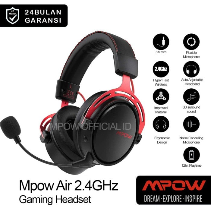 Mpow Air 2.4GHz Gaming Headset