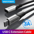 Vention kabel Data USB C Thunderbolt 3 Extension Male to Female 3A 60W PD - TAB