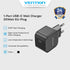 Vention Wall Charger Adapter 20W PD Fast Charging USB C EU - FEJ