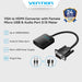 Vention Adapter  VGA to HDMI Converter Female Micro USB Audio Port 1080P 60Hz HD - ACN