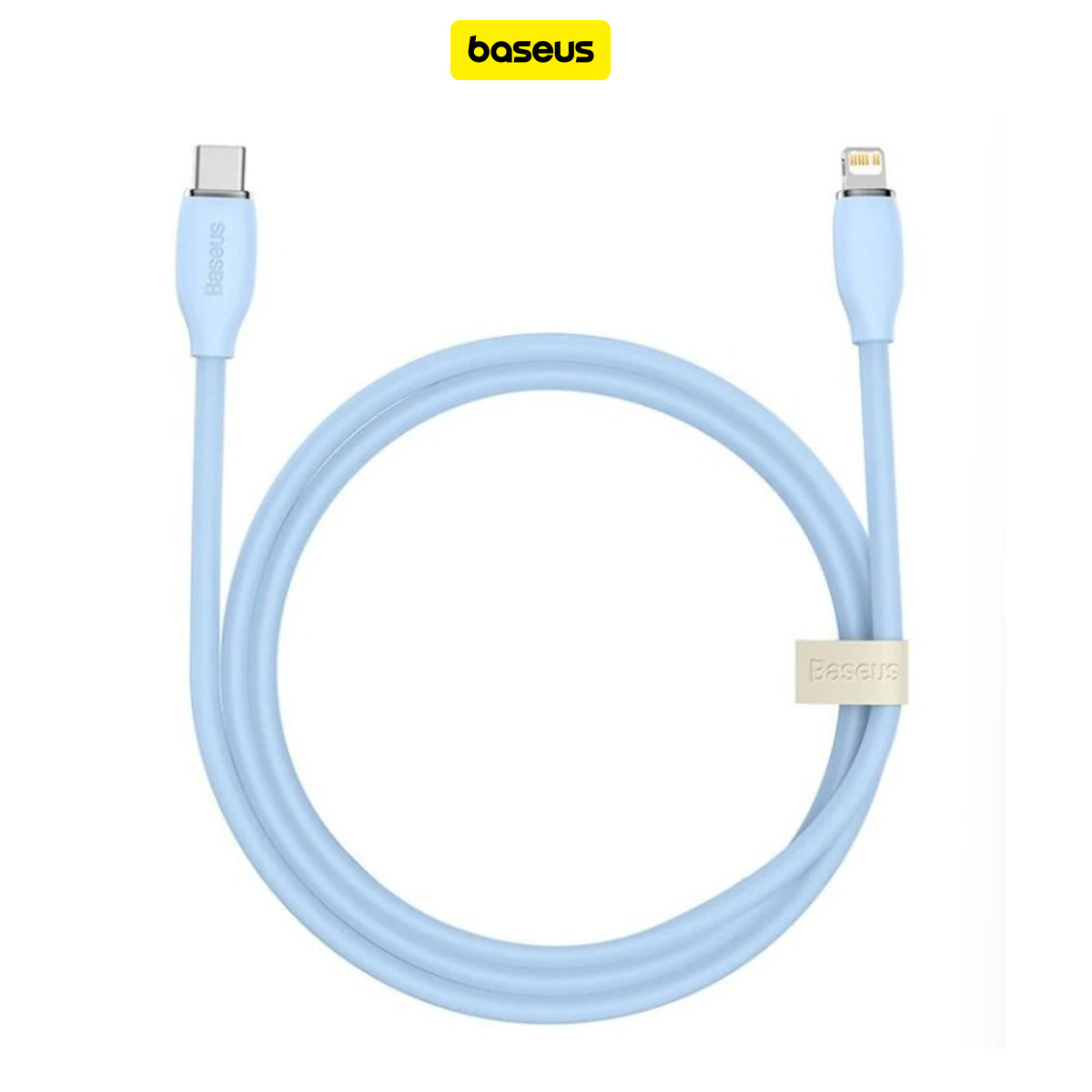 Baseus Liquid Silica Gel Kabel Charger USB C to Lightning 1.2M CAGD02