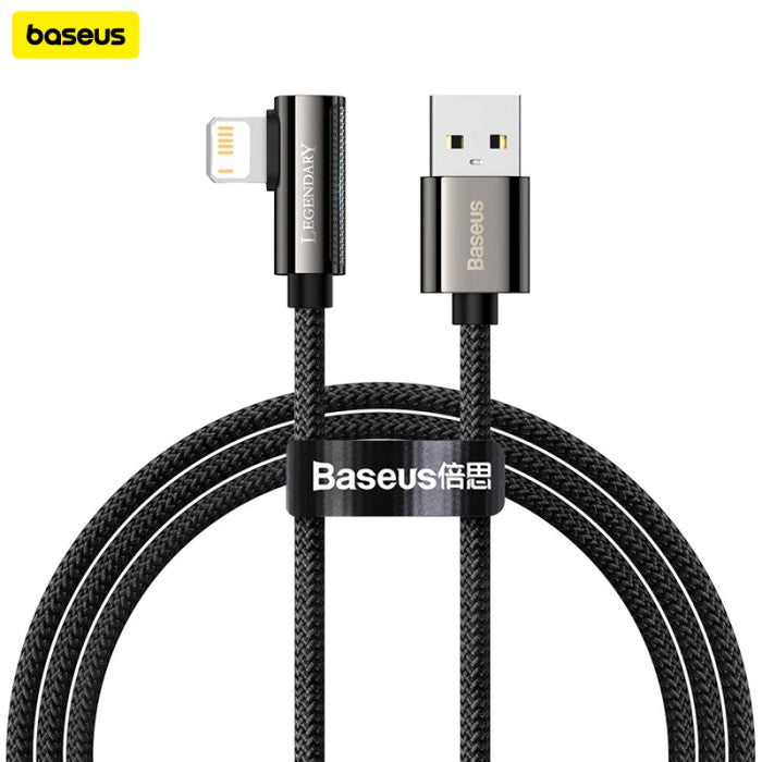 Baseus Legend Series Elbow Kabel Charger USB Type A to Lightning 2.4A