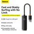 Baseus Hub Adapter Lite USB C to Ethernet RJ45 LAN 1000Mbps