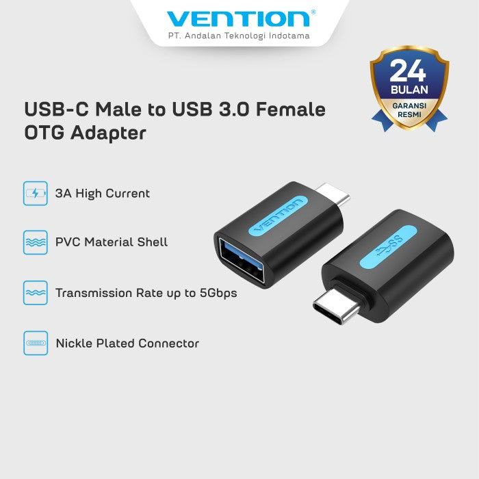 Vention Adapter OTG USB Type C to USB A 3.0 - CDU