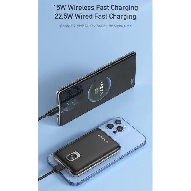 AWEI Powerbank 10000mAh Mini Portable Magnetic 22.5W