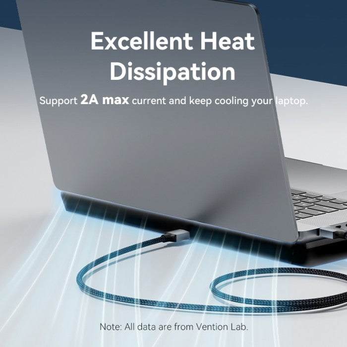 Vention Kabel Data Cable USB 3.0 A Male to Male 2A 5Gbps Aluminum Alloy 1M 2M 3M - CTS