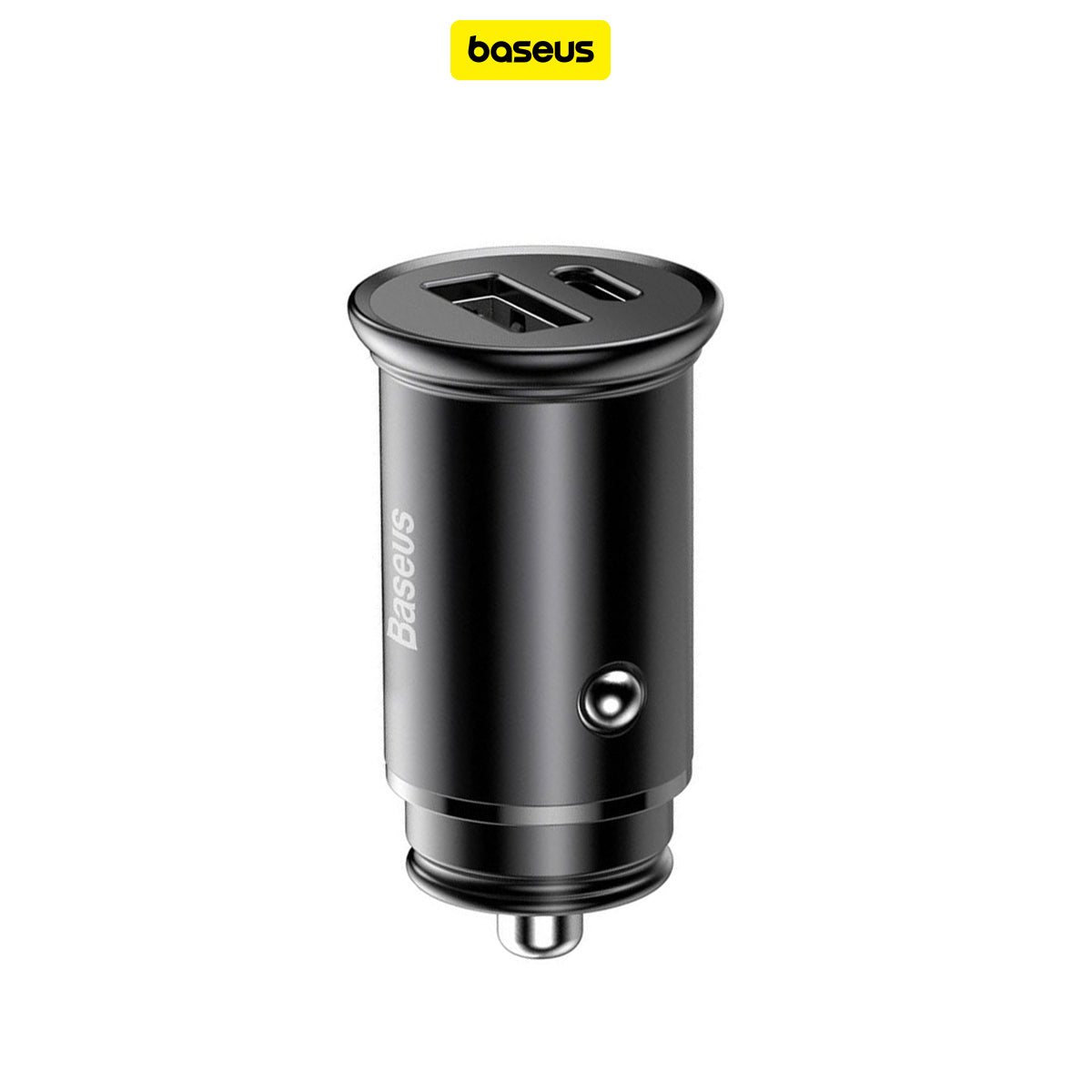 Baseus Quick Car Charger Circular Metal A+C PPS 30W