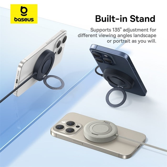 Baseus Simple Mini4 Qi2 Series  Magnetic Wireless Charger  Magsafe 15W