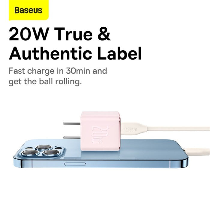 BUNDLING - Baseus GaN3 Fast Charger 1C 20W CN