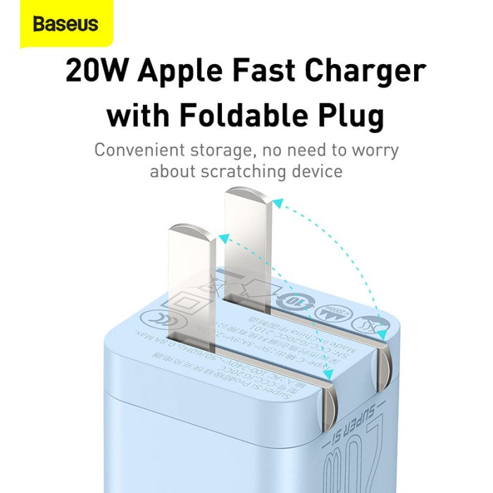BUNDLING - Baseus (charger only) Super Si Pro Quick Charger 1C 20W CN