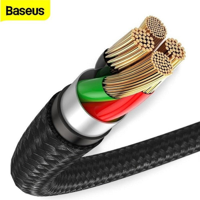 BASEUS halo data cable USB For Micro 2A 2m Black CAMGH-C