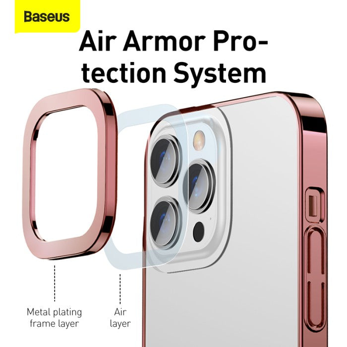 Baseus Glitter Phone Hard Case For iP 13 Pro inch 2021 Pink