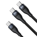 BASEUS Flash Series 1-for-2 Fast Charging Cable Type-C 1.5m - CA1T2-C