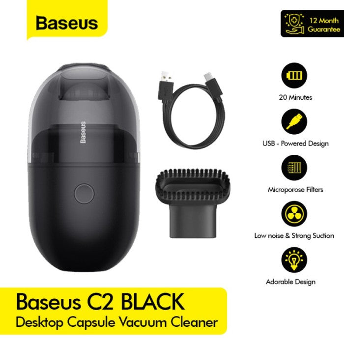 BASEUS C2 Desktop Capsule Vacuum Cleaner CRXCQC2