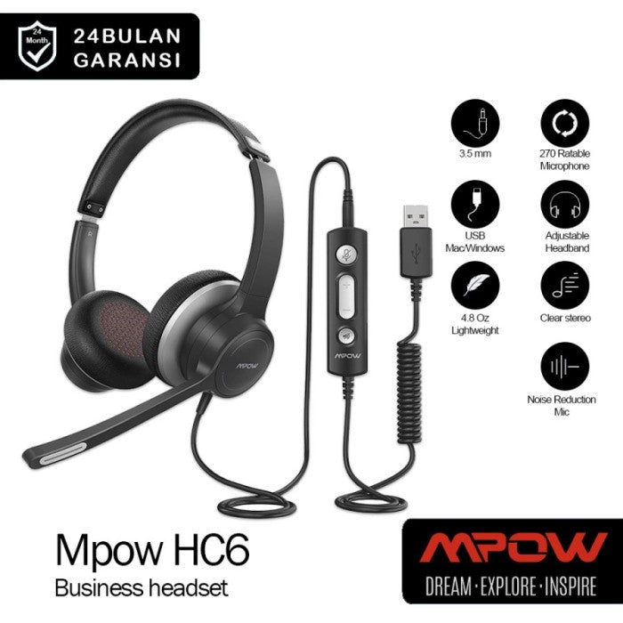 MPOW HC6 Business Headset