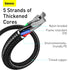 BASEUS Display Fast Charging Data Cable USB to Type-C 5A 1m - CATSK