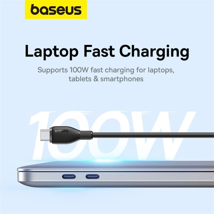 Baseus Pudding Series Fast Charging Cable Type-C to Type-C 100W 1.2M