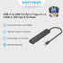 Vention Hub 5in 1 USB Type C to USB A 3.2 Gen 2 10Gbps  - CHJ