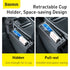 BASEUS Deluxe Metal Armrest Console Organizer with USB CRCWH-A