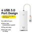 BASEUS Lite Series 4-Port USB-A HUB Adapter WKQX03