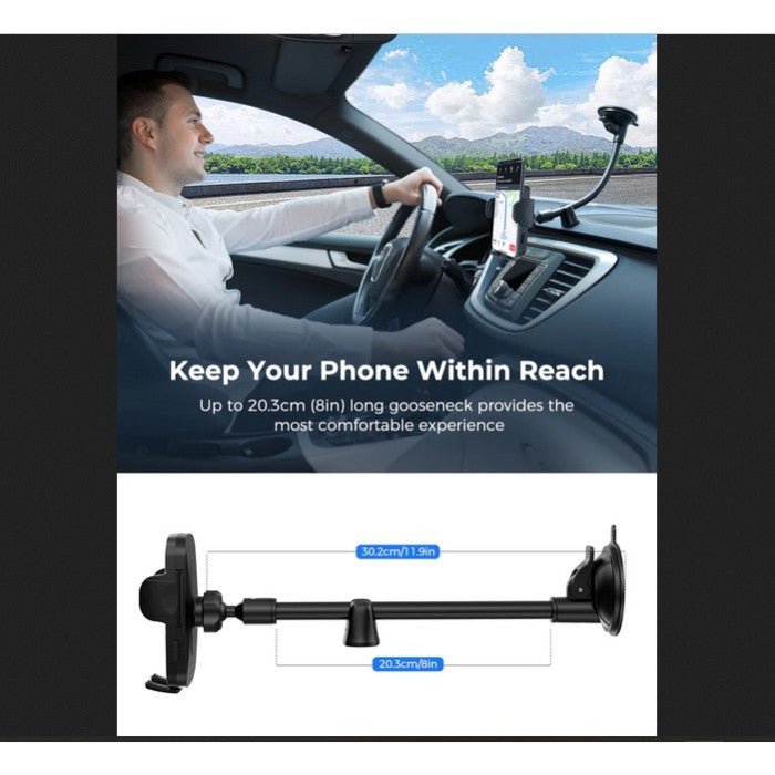 Mpow Windshield Dashboard Car Phone Holder - MPCA159AB