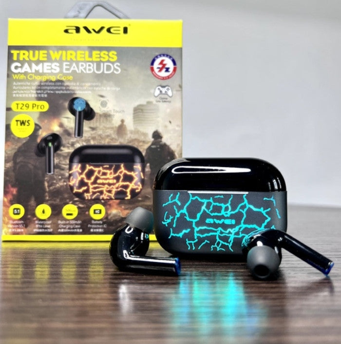 AWEI True Wireless Gaming Bluetooth Earbuds T29 Pro