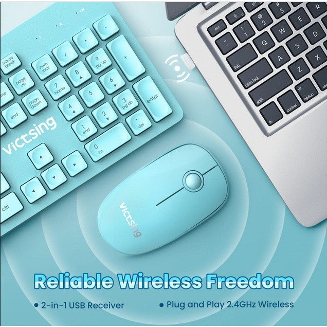 MPOW - VictSing Wireless Keyboard Mouse Combo - PC176BG