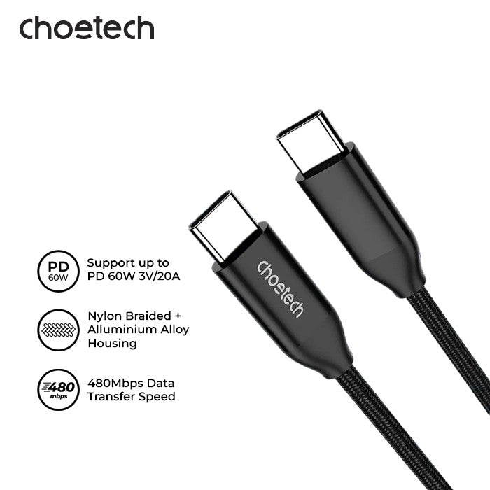 Choetech XCC-1036 Cable Data Type C to Type C 2M