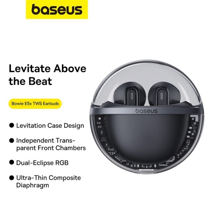 Baseus Bowie E5x True Wireless Earphones Dual-Connectivity Hi-Fi RGB