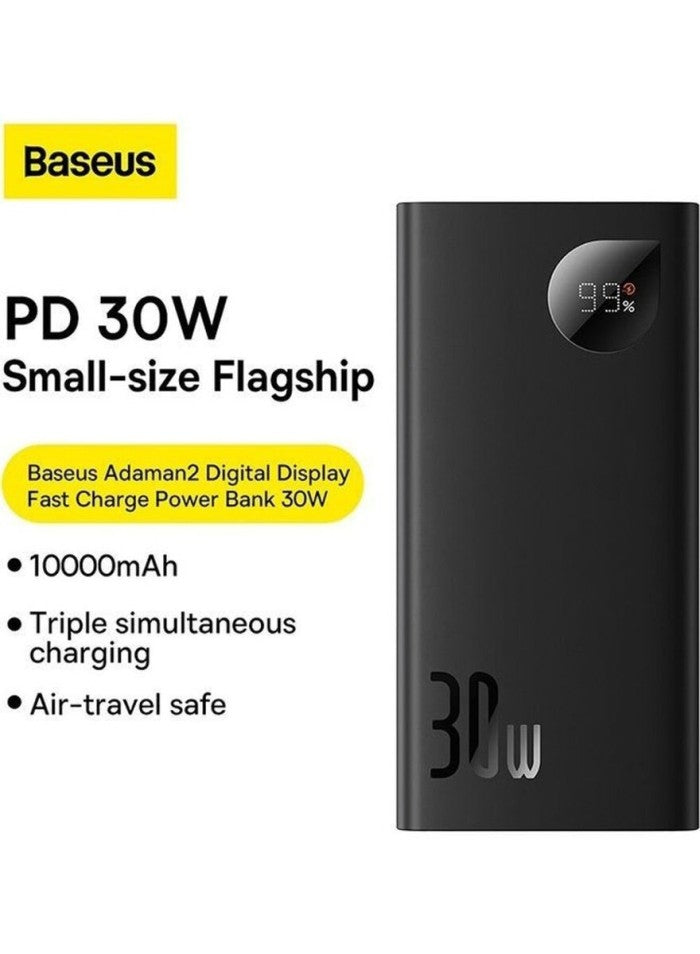 Baseus Adaman2 Digital Display Fast Charge Powerbank 10000mAh 30W