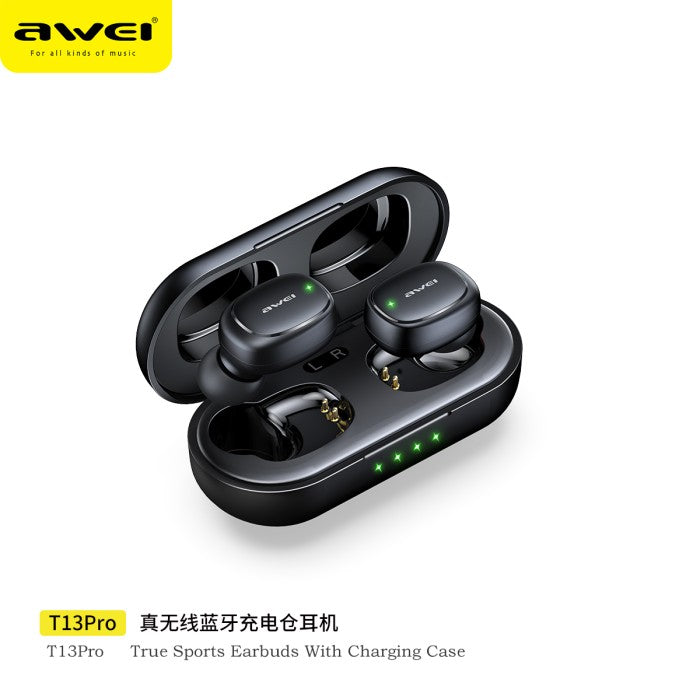 AWEI True Sports Earbuds with Charging Case T13 Pro