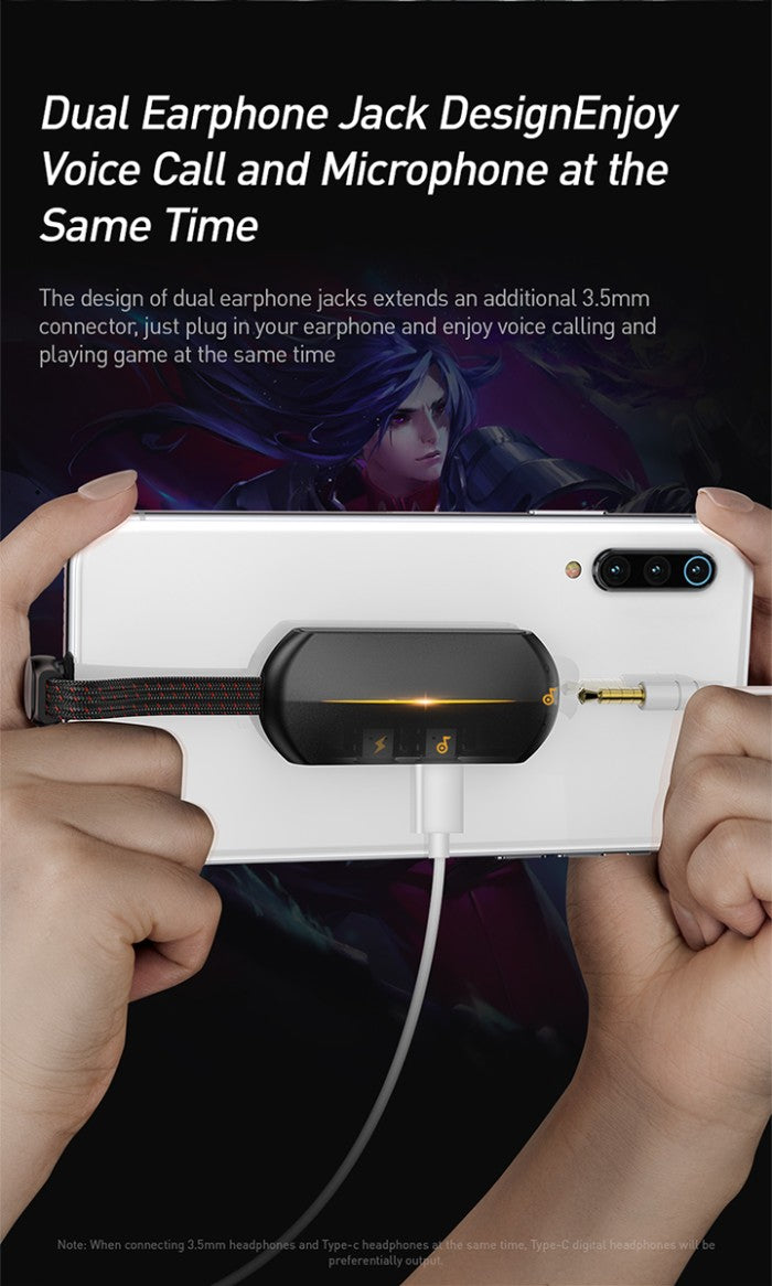 BASEUS L49 Type-c to Dual Type-c ? 3.5mm Female Adapter - CATL49