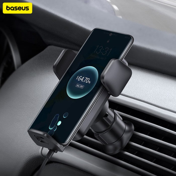 Baseus Wisdom Auto Alignment Car Mount Wireless Charger - CGZX000001