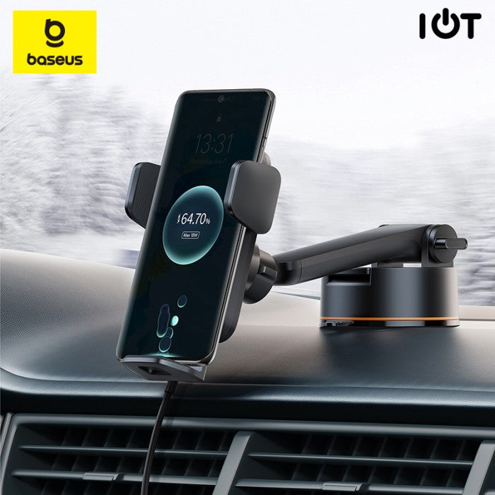BASEUS Wisdom Auto Alignment Car Mount Wireless Charger 15w