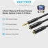 Vention Kabel Jack Audio Splitter Cable Aux 3.5mm Male to 2 Female 3.5mm Stereo Splitter Cable - BBW