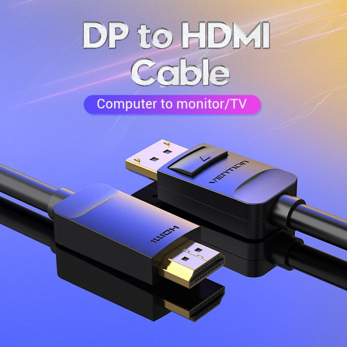 Vention Kabel Converter Display Port (DP) To HDMI - HAD