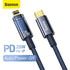 BASEUS Explorer Series Auto Power-Off Fast Charging Cable C to iP 1m