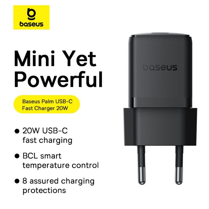 Baseus Palm Kepala Charger Type C 20W EU