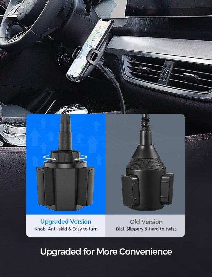 Mpow Cup Holder Car Phone Mount with Expandable Base