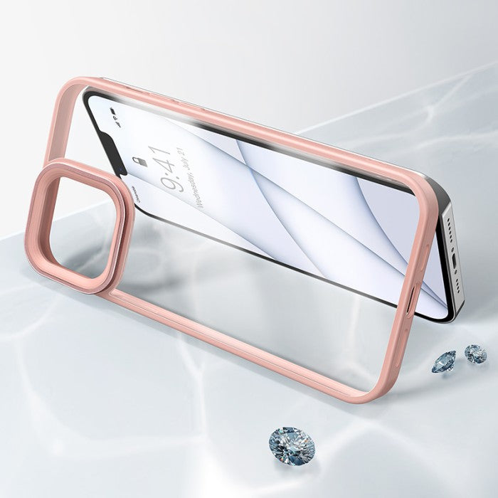 Baseus Crystal Phone Case For iP 13 Pro 2021 Pink