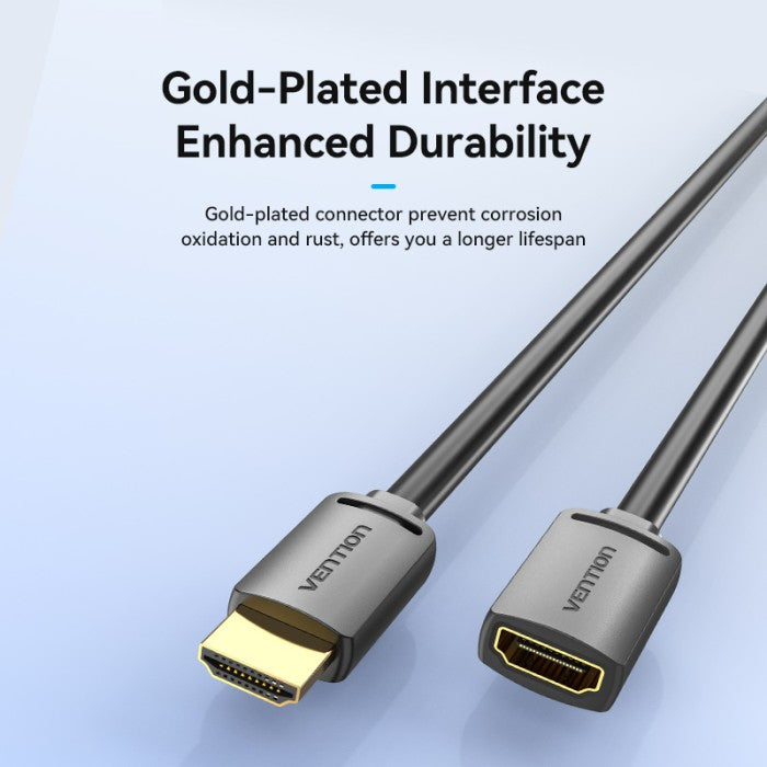 Vention Kabel Extension HDMI-A to HDMI- A 4K 1080P UHD Cable  – AHC