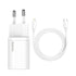 BASEUS Super Si Charger 1C 20W with Cable Type-C to iP 1m - TZCCSUP-B