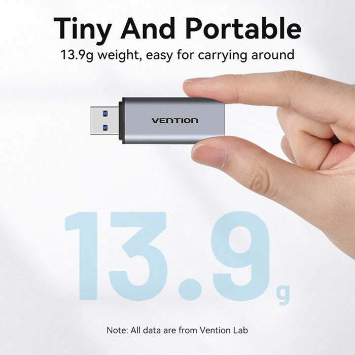 Vention Card Reader 2 in 1 USB 3.0 A SD TF Dual Drive Letter - CLI