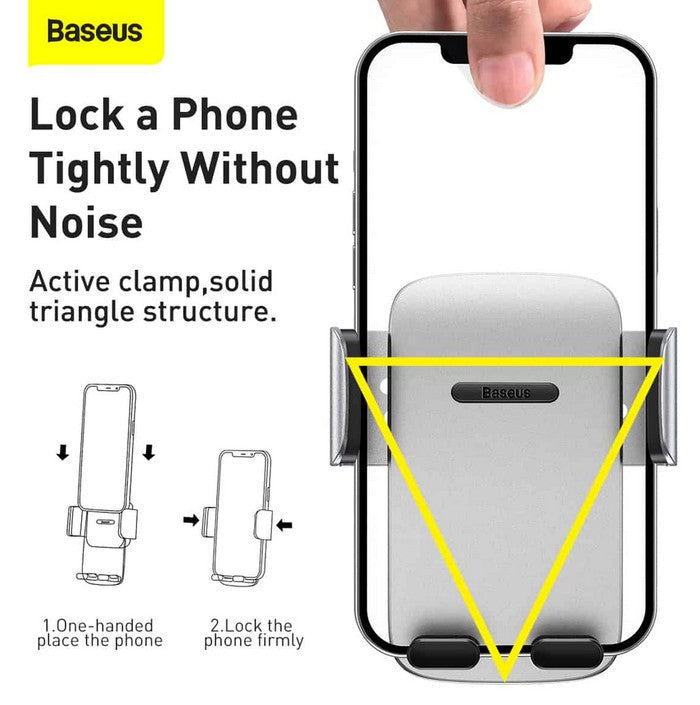 Baseus Easy Control Pro Clamp Car Mount Holder (A Set) - SUYK01011