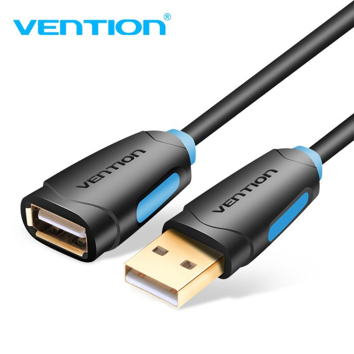 Vention Kabel Perpanjangan Extension USB 2.0 Cable Super Speed 480Mbps Male to Female 1M 2M 3M 5M - CBC