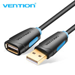 Vention Kabel Perpanjangan Extension USB 2.0 Cable Super Speed 480Mbps Male to Female 1M 2M 3M 5M - CBC