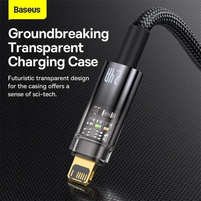 Baseus Explorer Series Auto Power-Off Fast Charging USB to IP - Blue